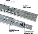 Full Extention | Drawer Rails