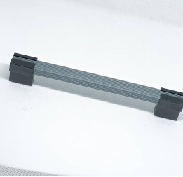 Black and Silver Cabinet Handle